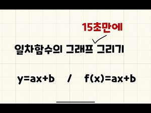 Graphing a Linear Function in 15 Seconds