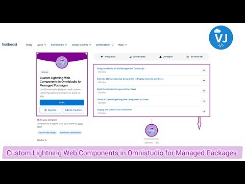 Custom Lightning Web Components in Omnistudio for Managed Packages | Salesforce Trailhead