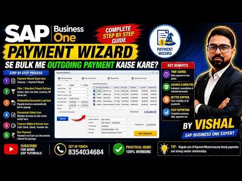 Multiple Vendor Payments in SAP B1 Using Payment Wizard