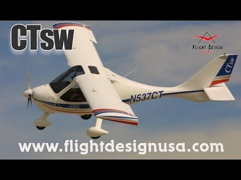 CTsw, Flight Design CTSW, CTLS, CTMC light sport aircraft from Flight Design U.S.A.