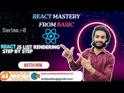 List Rendering in React Explained| How List Rendering Works in React? 🚀#react #nodejs