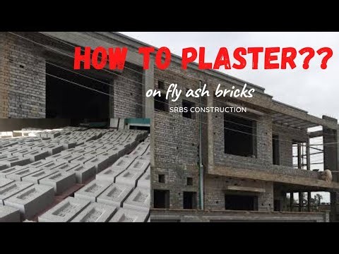 HOW TO PLASTER|| FLY ASH BRICK PE PLASTER KAISE KARE || MIX RATIO OF MORTAR