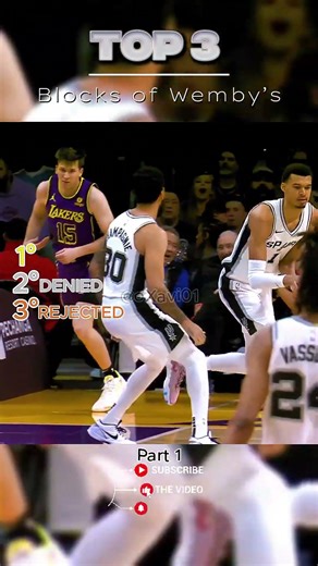 WEMBANYAMA BLOCKS EVERYTHING 🏀