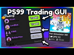 Making PS99 Trading GUI! | Ep 3