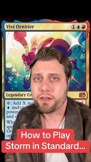 How to play storm in standard. Shout to @Jim Davis for the epic deck idea 💡 #magicthegathering #mtg #mtgcommunity #mtgcommander | Ben Bateman MTG