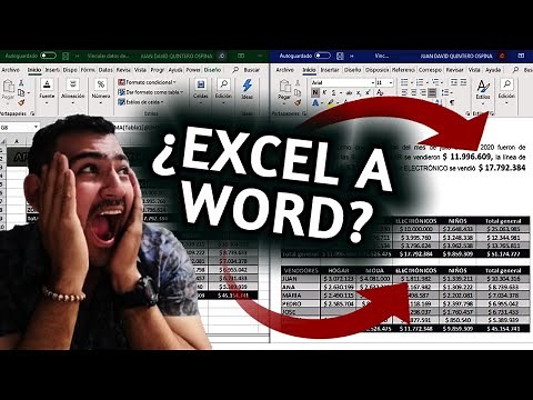 😱 Cómo Pasar una TABLA de Excel a Word Sin PERDER FORMATO // Como VINCULAR una CELDA de Excel a Word