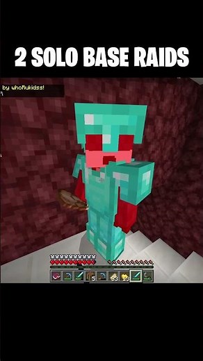 base raiding 💀 #minecraft #minecraftshorts #minecraftmemes