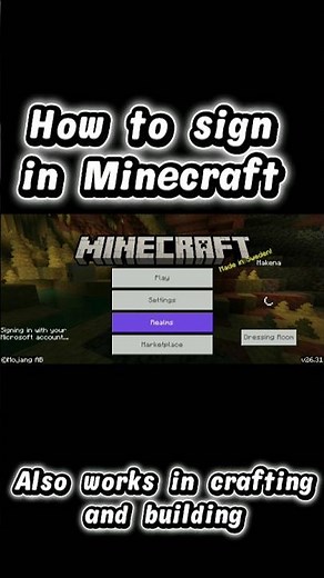 How to Sign In Minecraft Xbox 🤔 (Tutorial)