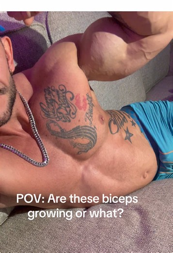 Are These Biceps Growing? Perfect POV for Fitness Lovers