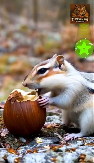 Western Chipmunk #ClawsAndMawsKitchen #WildlifeFeeding