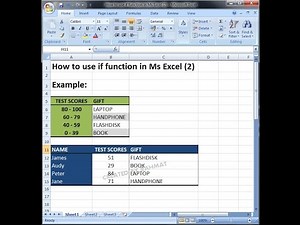Microsoft excel training | Excel if function (2)