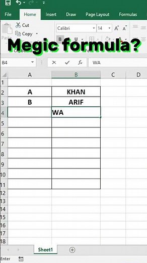 🔥 Excel Magic Formula – Auto A, B, C Sequence | Excel Tutorial for Beginners #Excel#ExcelTricks