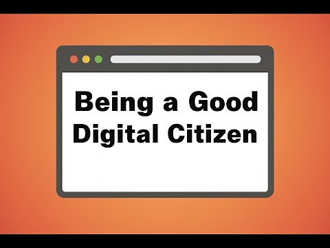 Being a Good Digital Citizen