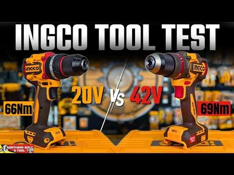 Ingco 20V vs 42V: Cordless Impact Drill Showdown - 66Nm vs 69Nm