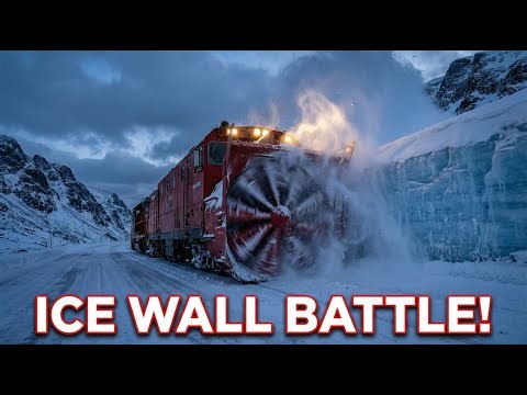 IMPOSSIBLE SNOW: Rotary Plow vs 3-Meter Avalanche Wall (Frostline. E)