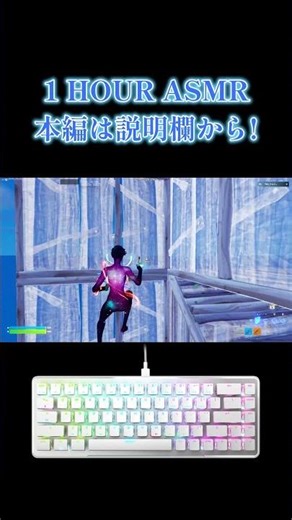ROCCAT Vulcan II Mini ASMR 😴 1HOUR Freebuild 240FPS/4K フォートナイト/Fortnite