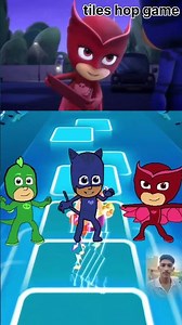 pj mask owlette vs cat boy and gekko coffin dance cover tiles hop edm rush game 🎯 video shorts video