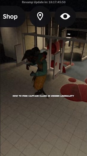 How to find captain Clark in unseen liminality #roblox # #gaming #backrooms #edit #funny