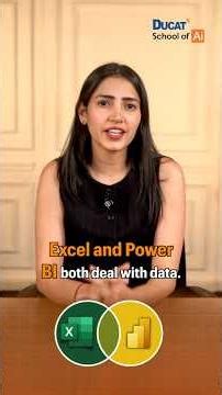 Excel vs Power BI, which one should you learn? 🤔#powerbi #excel #ytshorts