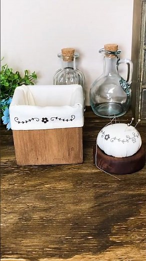 Using the iron on vinyl with Cricut to make my lint bin cuter. #diy #cricut #ironon