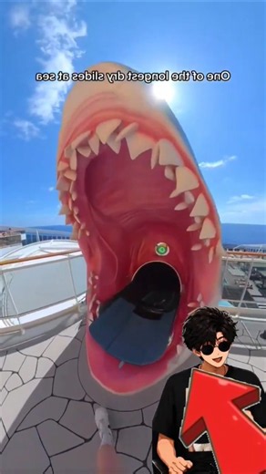 This Shark Water Slide Suddenly Went CRAZY! 😱🦈