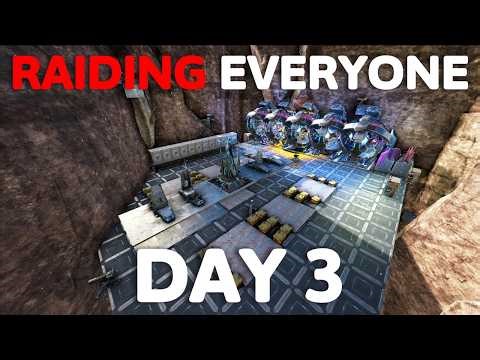 We Got BEHIND The WALL And Looted Everything - INX 6Man - ARK: Survival Evolved