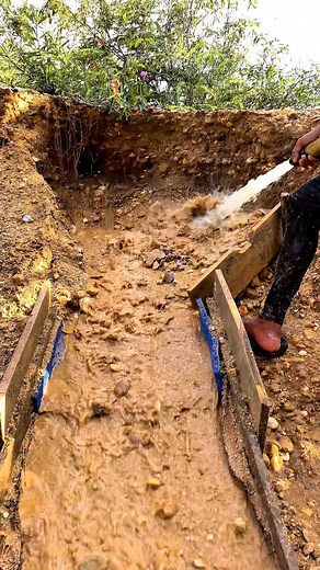 Mencari butiran emas murni. #Amazing #discovery #millions #gold #rusty #river #golddiscovery #goldrush #goldprospecting #lookingforgold #goldmining #goldpanning #lookingforgold | Edwin Saputra