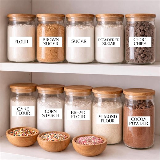 Pantry Decanting Labels | Food Storage Labels | Container Labels | Kitchen Organization Stickers | Pantry Containers - Etsy UK