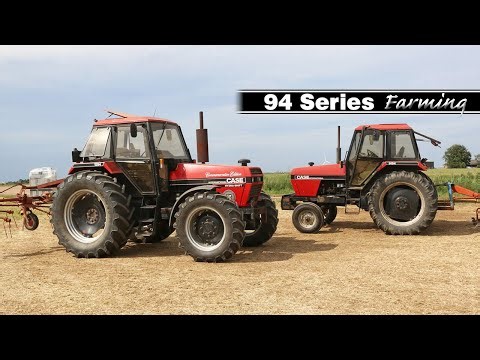 Classic grass: Case IH 94 Series haylage with 1494 and 1594 mowing, turning, baling and wrapping