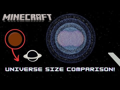 Universe Size Comparison in Minecraft!
