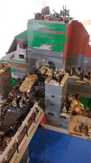 Update to my lego WWII Bridge at Remagen Germany April 15th 2026