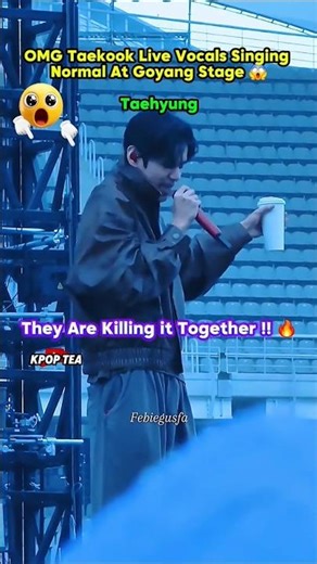 😱Taekook Live Vocals For Normal in Heavy Rain together #bts#btsarmy#btsshorts#taehyung#btsv#taekook