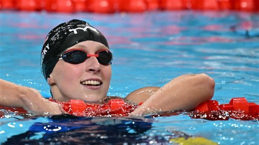Team USA's Katie Ledecky wins fourth Paris medal with 800m swimming gold