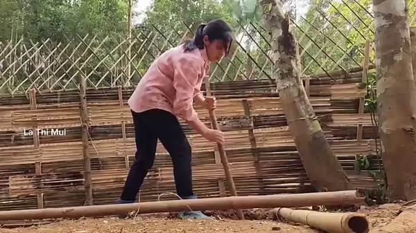 3 Months Building a Bamboo House in the Forest Shelter – Single Mom’s Unexpected Change