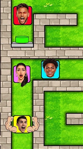 NEW SECRET MAZE 😱 | RONALDO x ISHOWSPEED x YAMAL x Demon Slayer ⚔️🔥