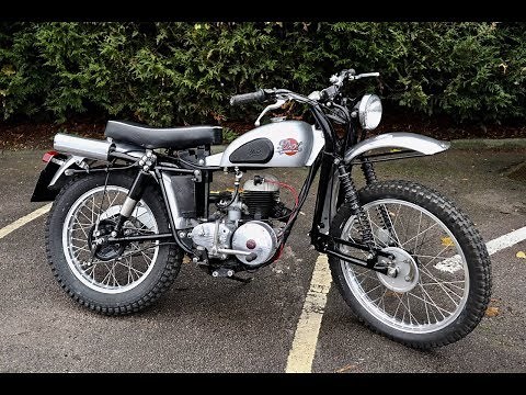 1954 DOT TDHX4P 197cc Two Stroke Trials Bike for Sale