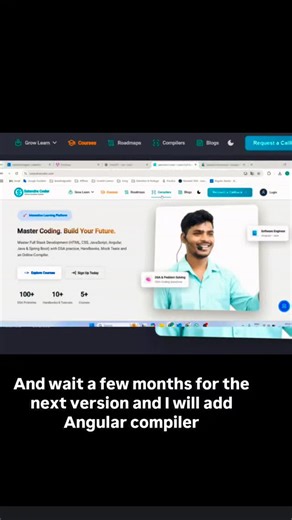 Satendra | Angular developer on Instagram: "Launch with three compilers (JavaScript compiler, Typescript Compiler, Python Compiler) #developerscommunity #angular #webdevelopment #frontend #tech #compiler #satendracoder #hot #js #javascript #javascript_love #python #pytgonprogramming #typescript"