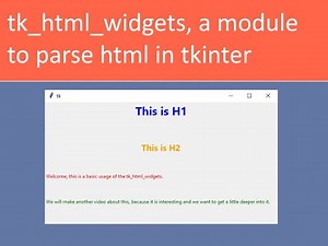 Html tags parser for tkinter with tk_html_widgets (Python)