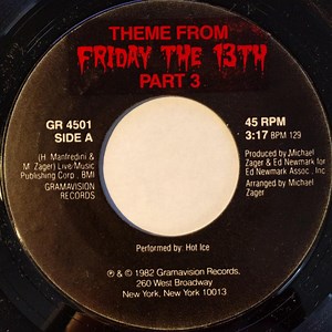 Hot Ice - Theme From Friday The 13th Part 3 / Rock Bottom