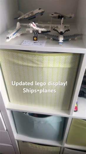 Updated lego display, ships & planes