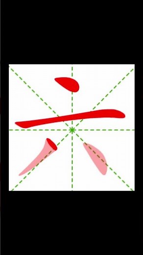 How to write 六 (liù) – six – stroke order, radical, examples and spoken audio #中文 #汉字之美 #你 #六