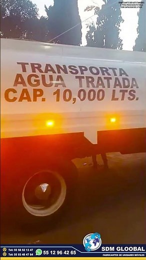 En SDM Global Mexico fabricamos unidades móviles de alta ingeniería, desde auto tanques y pipas agua