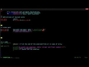 A simple lex analyser using Flex tool