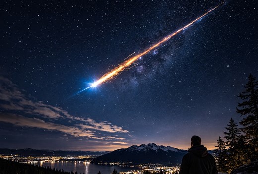 « Il traversait le ciel à plus de 119 000 km/h » : un météore spectaculaire observé au-dessus de la France