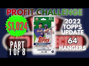 KC PROFIT CHALLENGE!! 2022 Topps Update Hanger Case PART 1 - PLUS It’s Holiday Giveaway Time!!