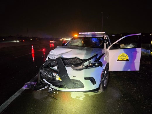 Utah Highway Patrol troopers, suspect receive minor injuries after vehicle pursuit and crash