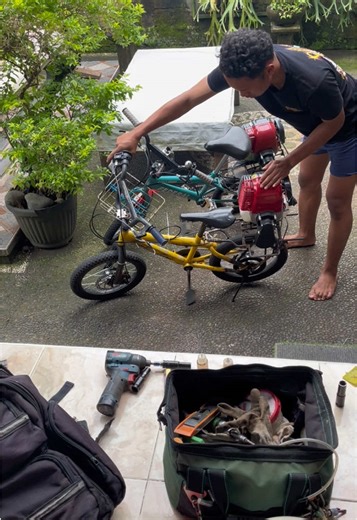 Gasbike Engine Trial Test: 4-Stroke Grass Cutter