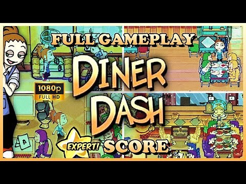 Diner Dash - Full Game HD (Expert Score) [NO COMMENTARY]