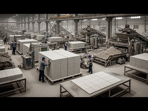 Inside the Ceramic Tile Factory: From Raw Clay to Shiny Floor Tiles