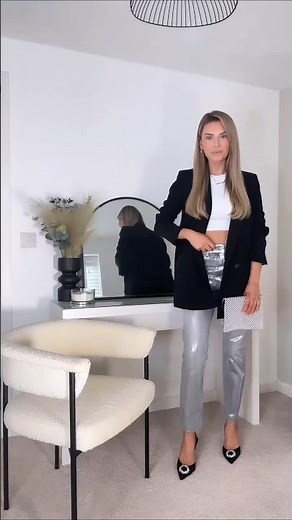 My Heart is OBSESSED with This Outfit! | Styling Metallic Pieces for Everyday Looks 🚂👗#fashion